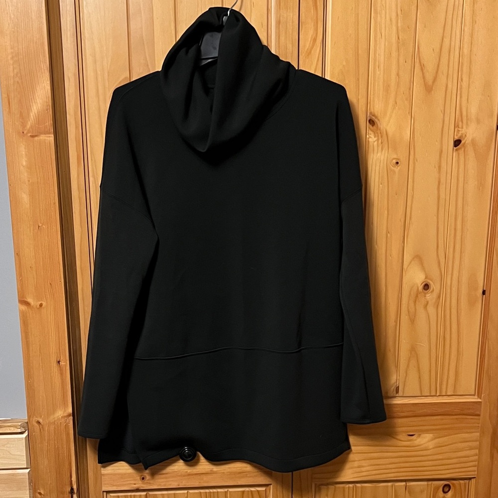 SPANX Black Cowl Neck Sweater